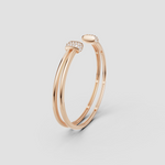 Together – Sade Gücün Bileziği 14 Karat Pembe Altın