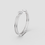 Together – Sade Gücün Bileziği 14 Karat Beyaz Altın