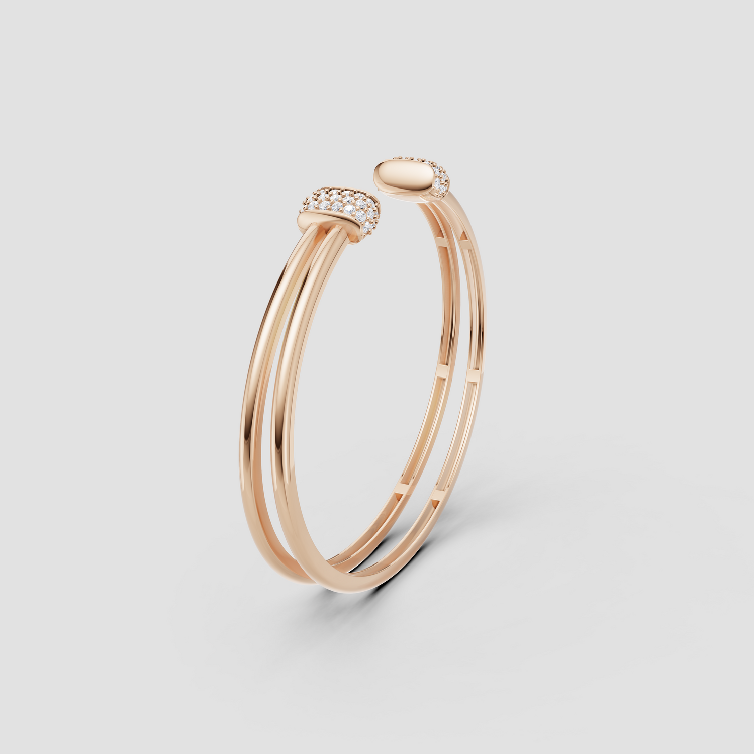 Together – Sade Gücün Bileziği 14 Karat Pembe Altın