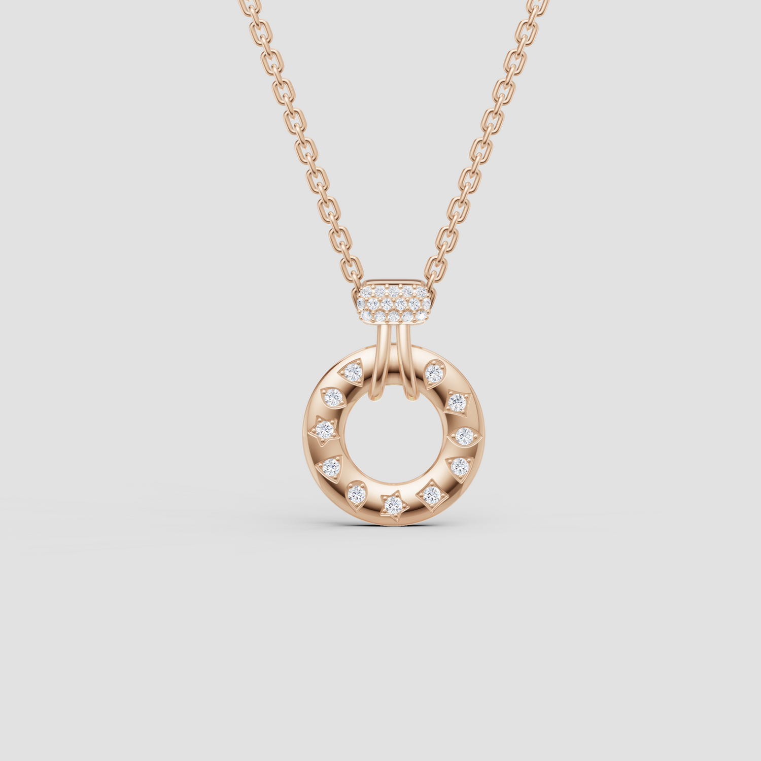 Solea Glow – Sparkling Circle Kolye